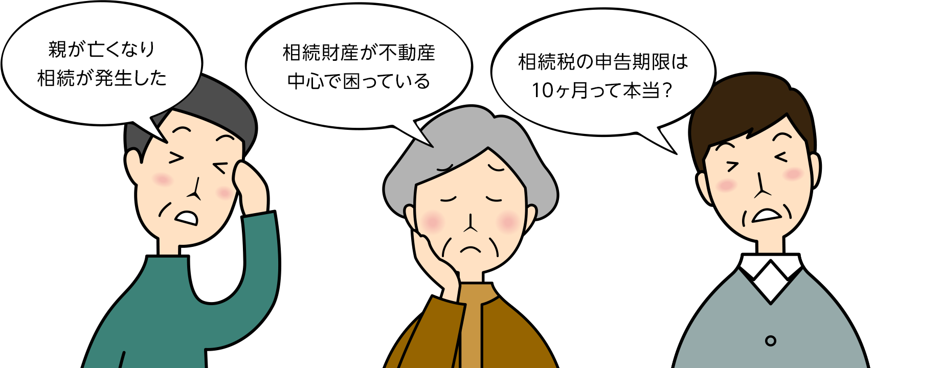 相続財産が不動産中心で困っています。相続税の申告期限は10ヶ月と聞きましたが、それまでに相続財産を整理・現金化して、相続税を納税できるか不安です。